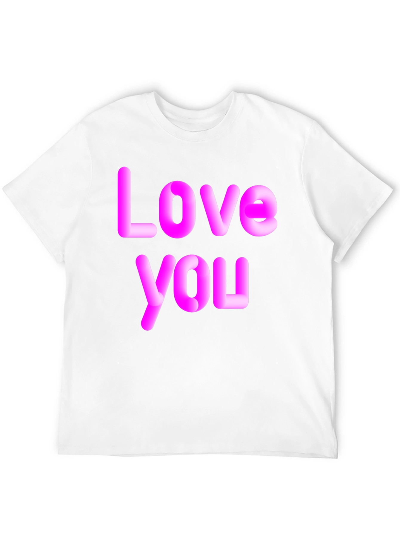Black Love You Graphic Black T-Shirt view 12