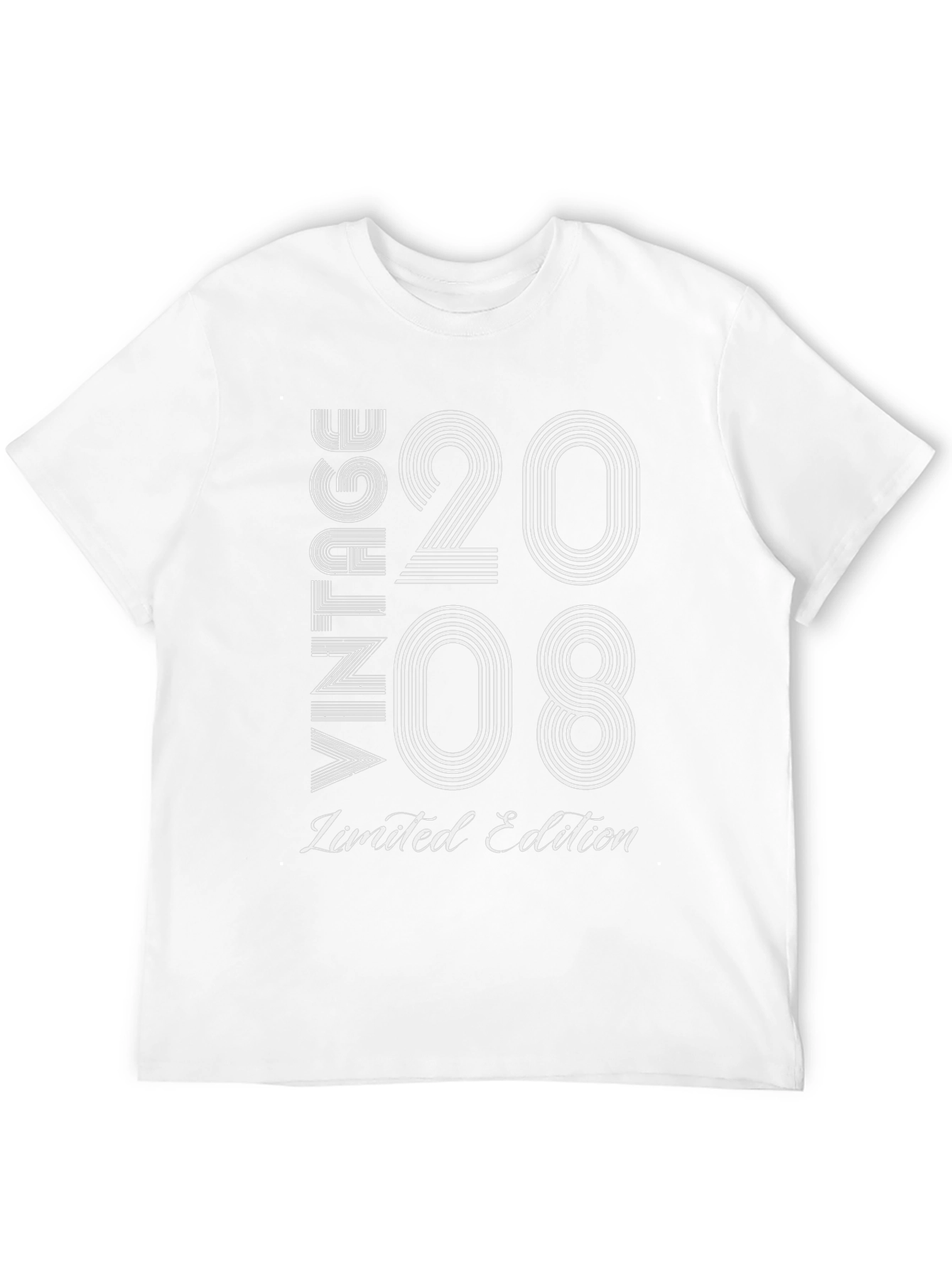 Black Vintage 2008 Limited Edition Black T-Shirt view 12