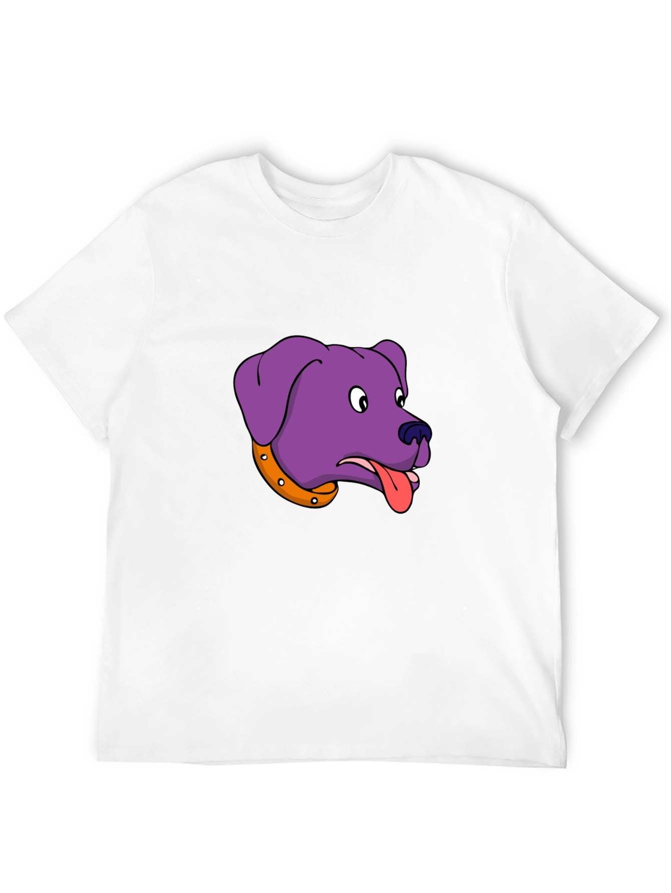 Black Cartoon Dog Graphic Tee view 12