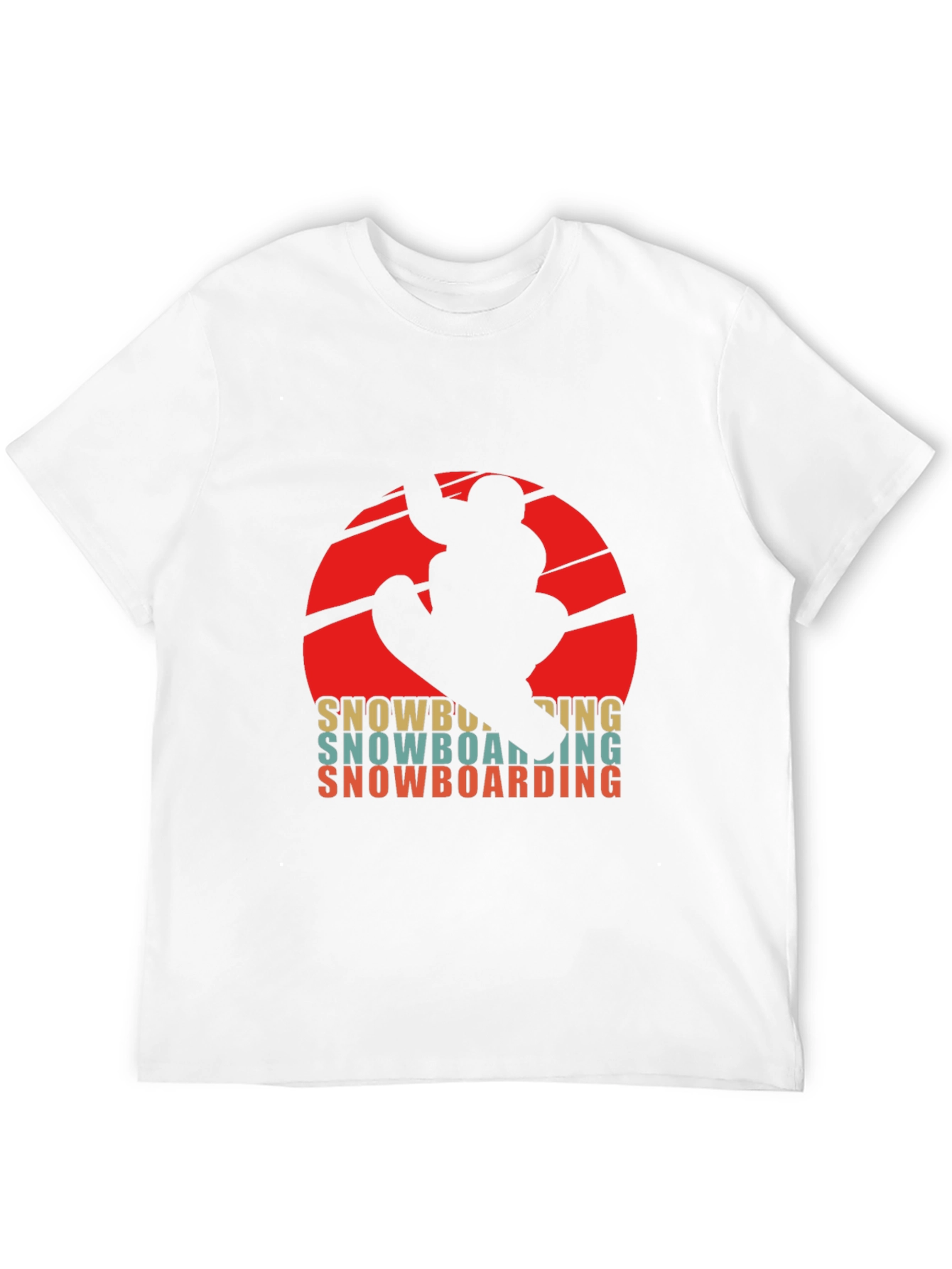 Black Retro Snowboarding T-Shirt - Winter Sports Graphic Tee view 12