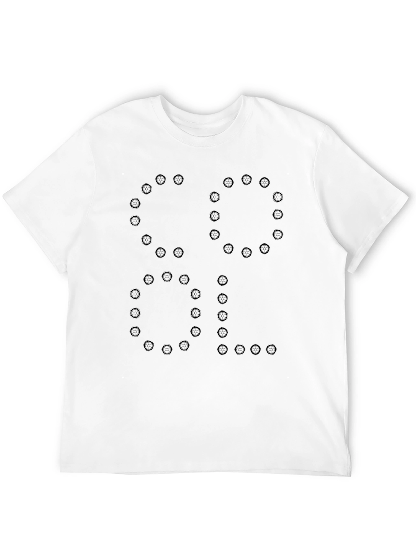 Black Cool Braille Print T-Shirt view 12