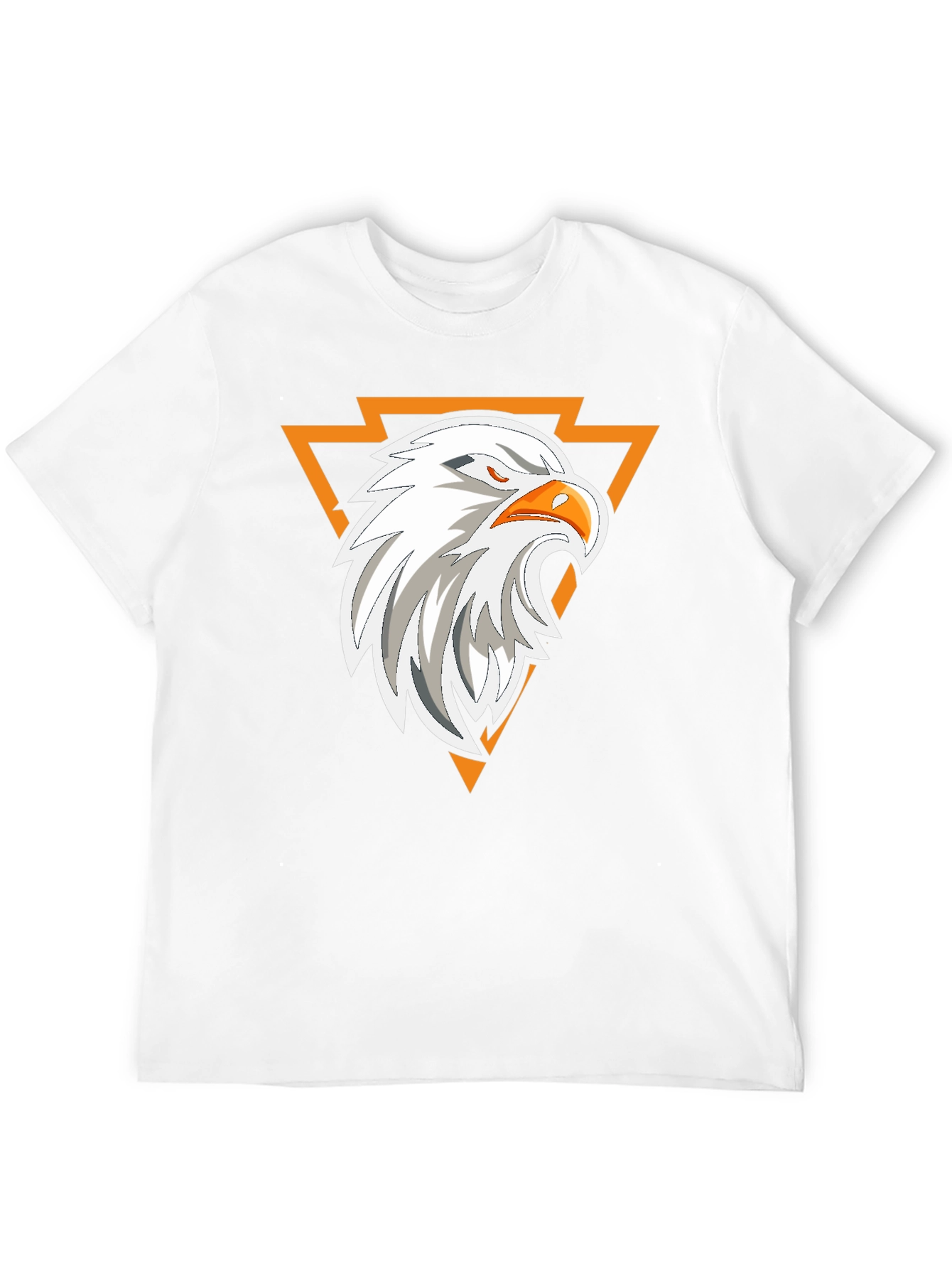 Black Eagle Graphic Print Black T-Shirt view 12