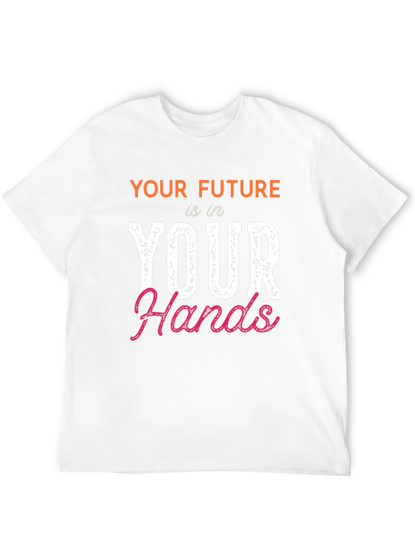 Black Future in Your Hands Graphic Tee - Motivational Design view 12