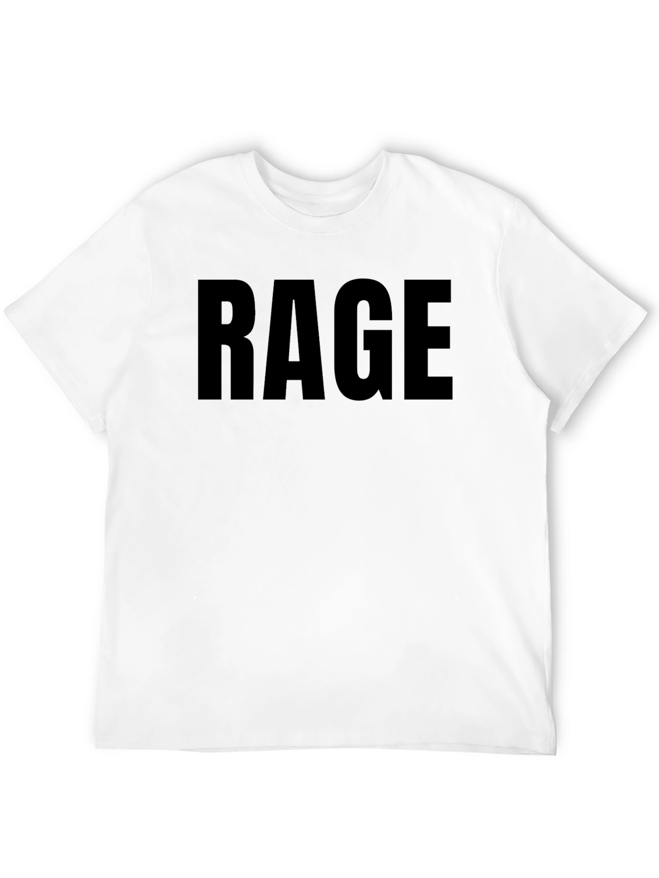 Black Rage Graphic Tee - Bold Statement Shirt view 12