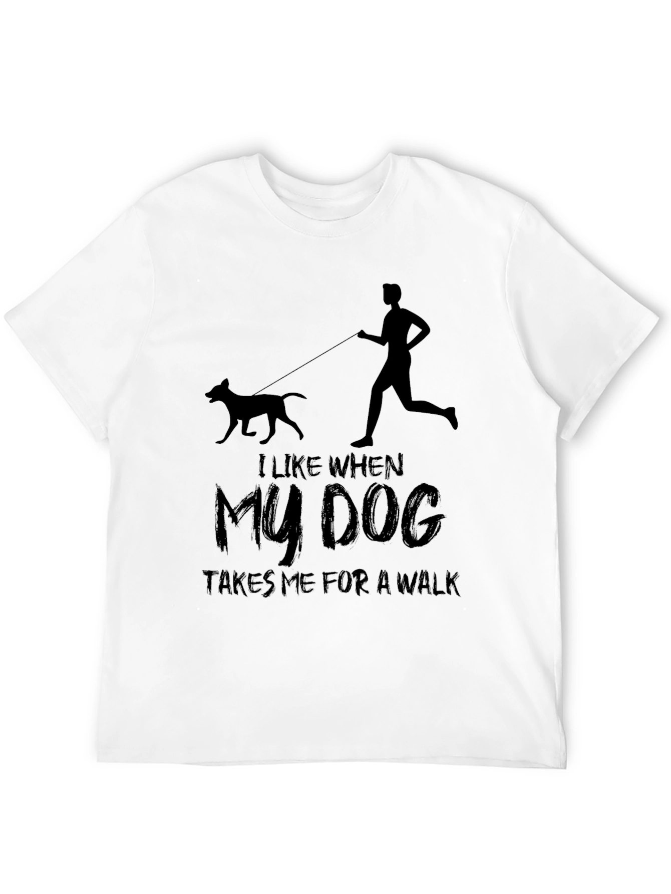 Black Dog Walk T-Shirt - Men's Graphic Tee view 12
