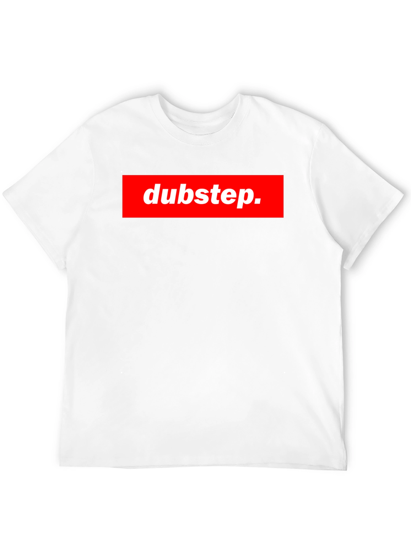Black Dubstep Graphic Tee - Black Crew Neck T-Shirt view 12