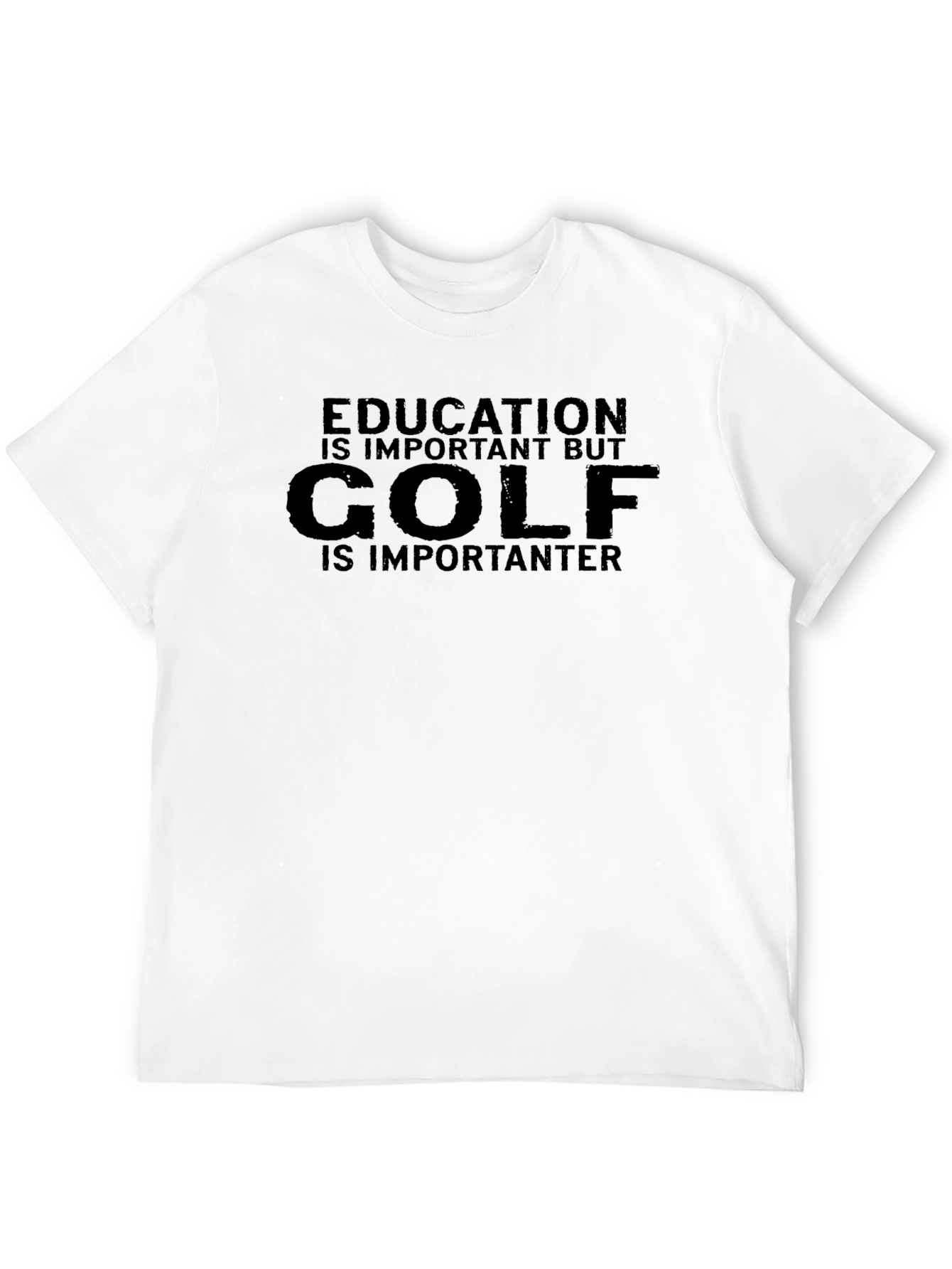 Black Education is Important BUT Golf is Importanter T-Shirt view 12