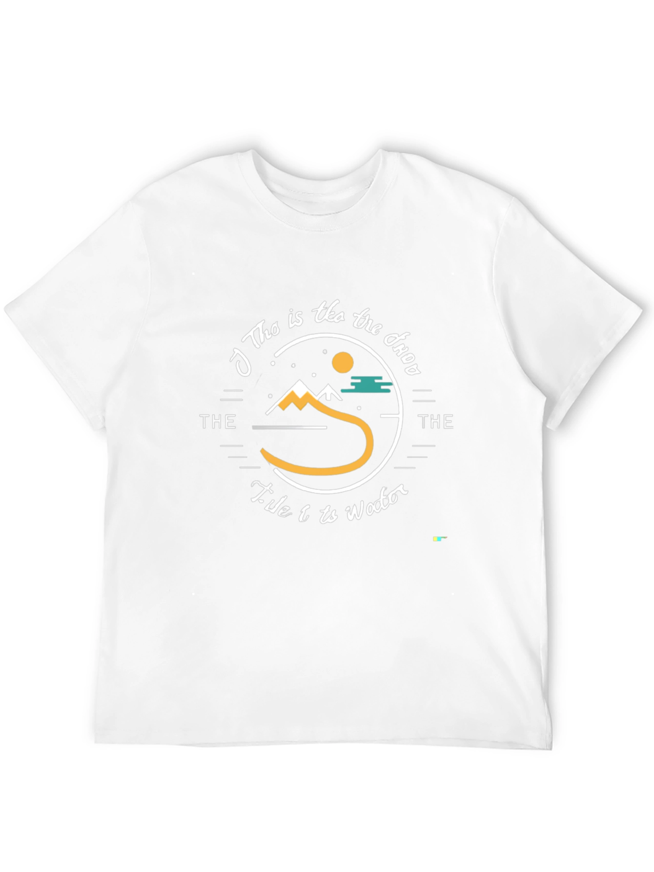 Black Unique Graphic Print Black T-Shirt view 12