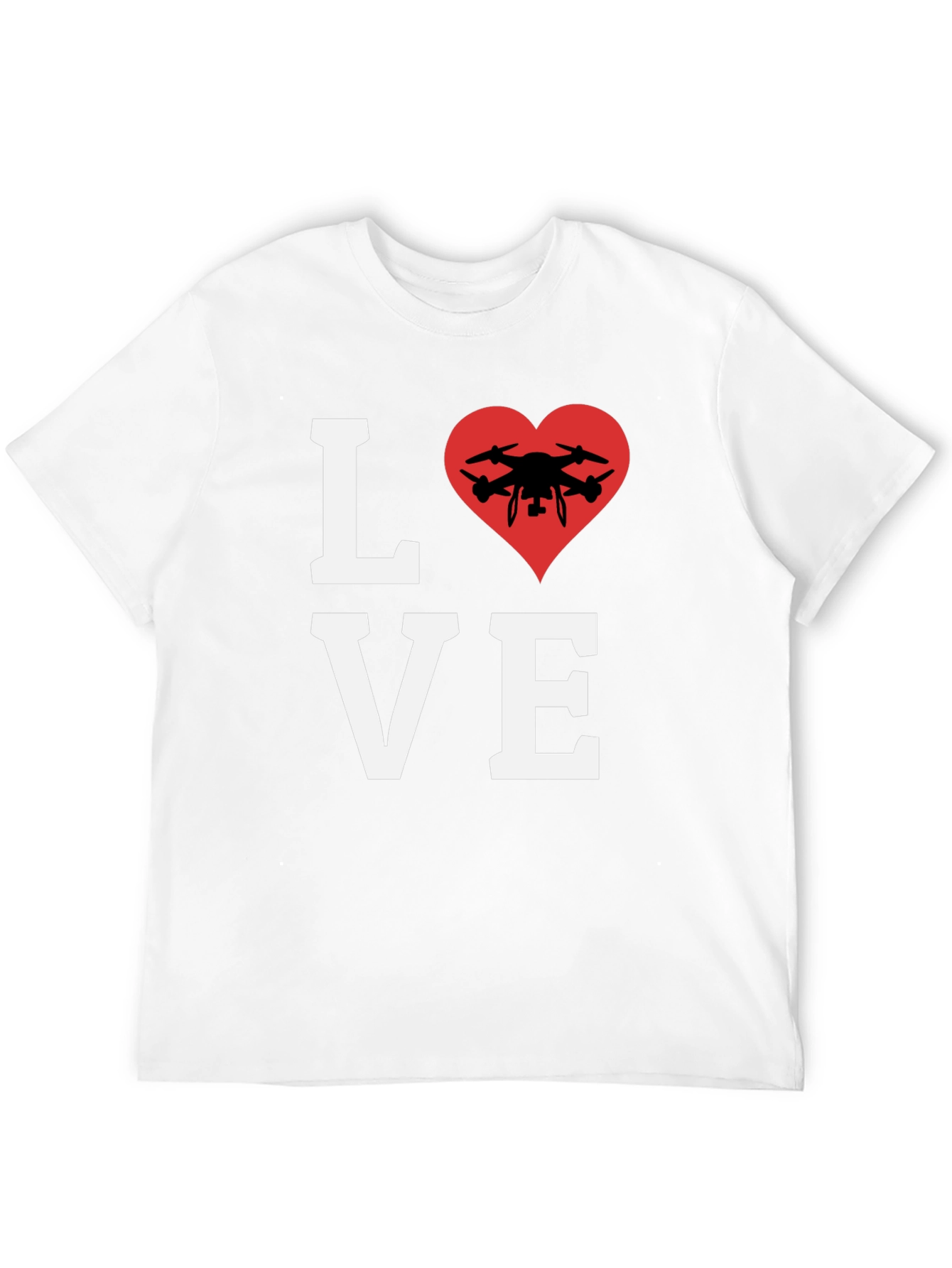 Black Drone Lover T-Shirt - Pilot Heart Tee view 12