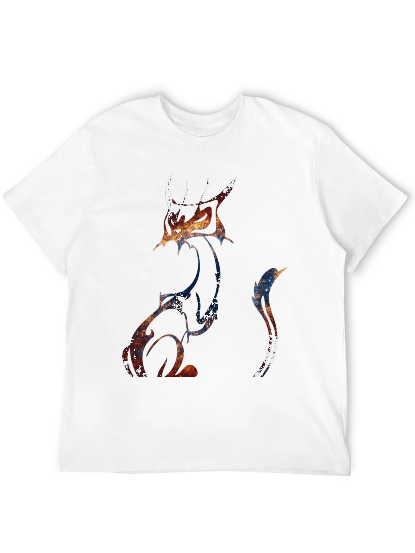 Cosmic Cat T-Shirt - Galaxy Graphic Tee - 12