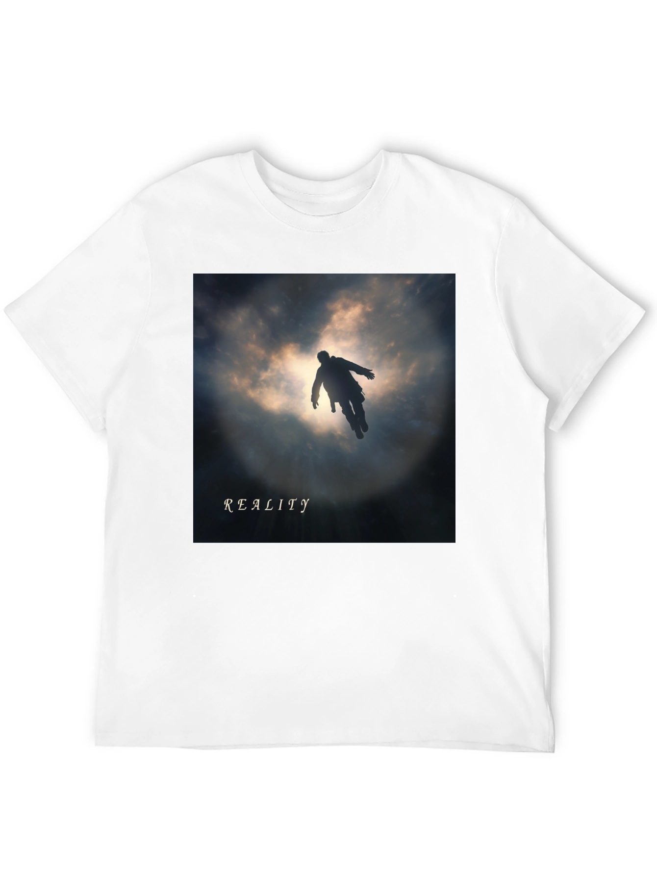 Black Reality Graphic Tee - Mens Black T-Shirt view 12