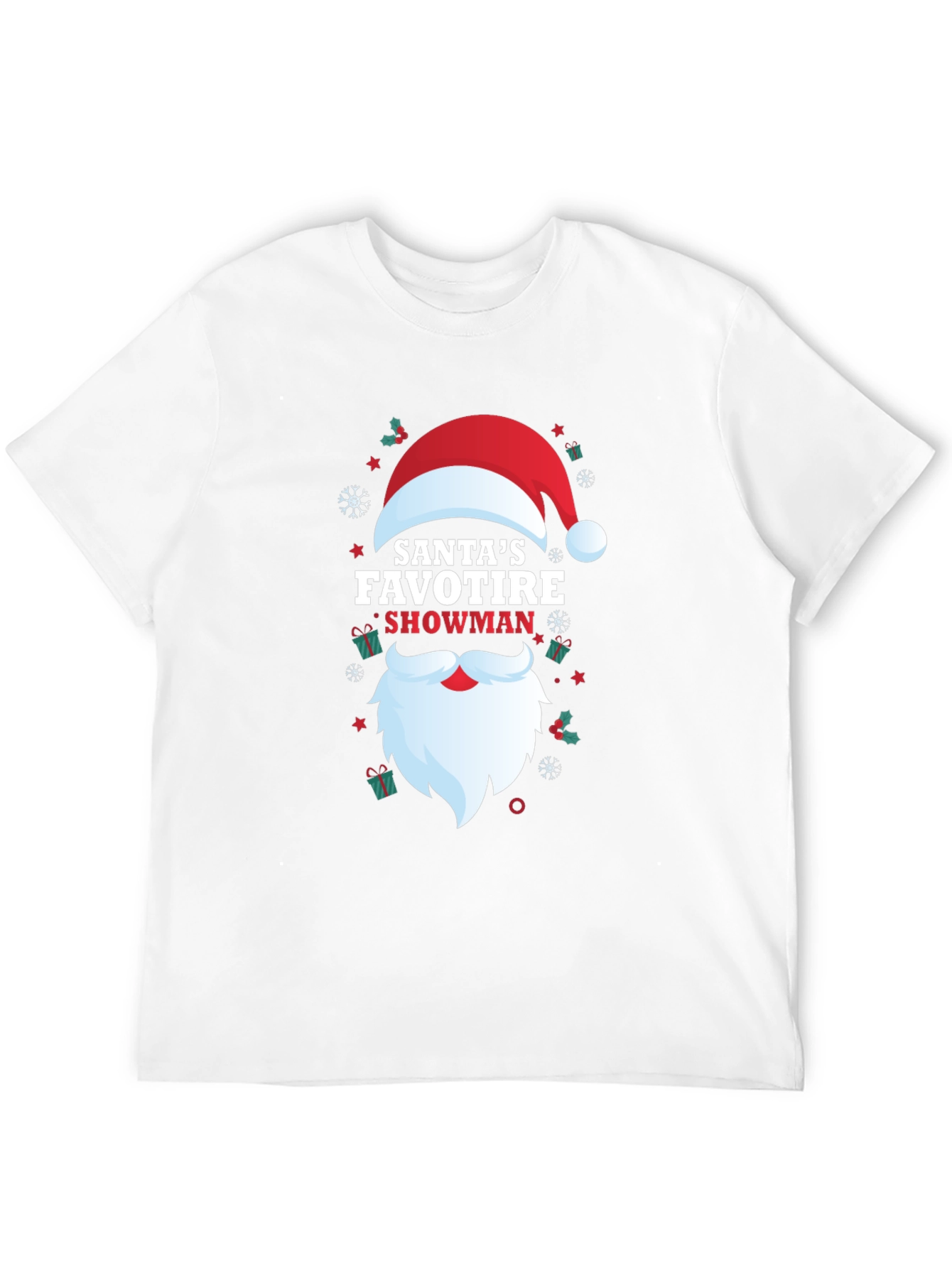 Black Santa's Favotire Showman Christmas T-Shirt view 12