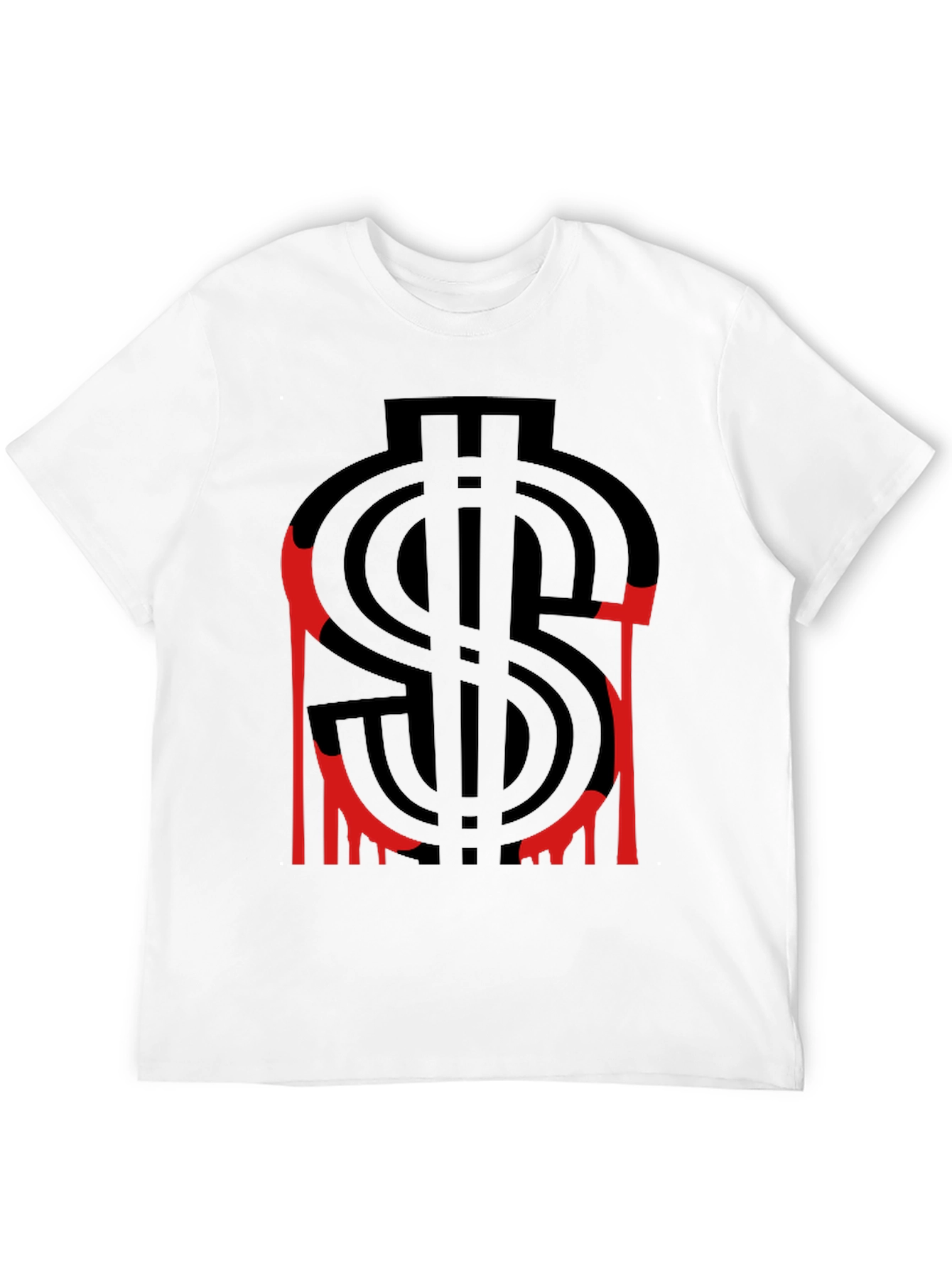 Black Bloody Money Graphic T-Shirt - Black view 12