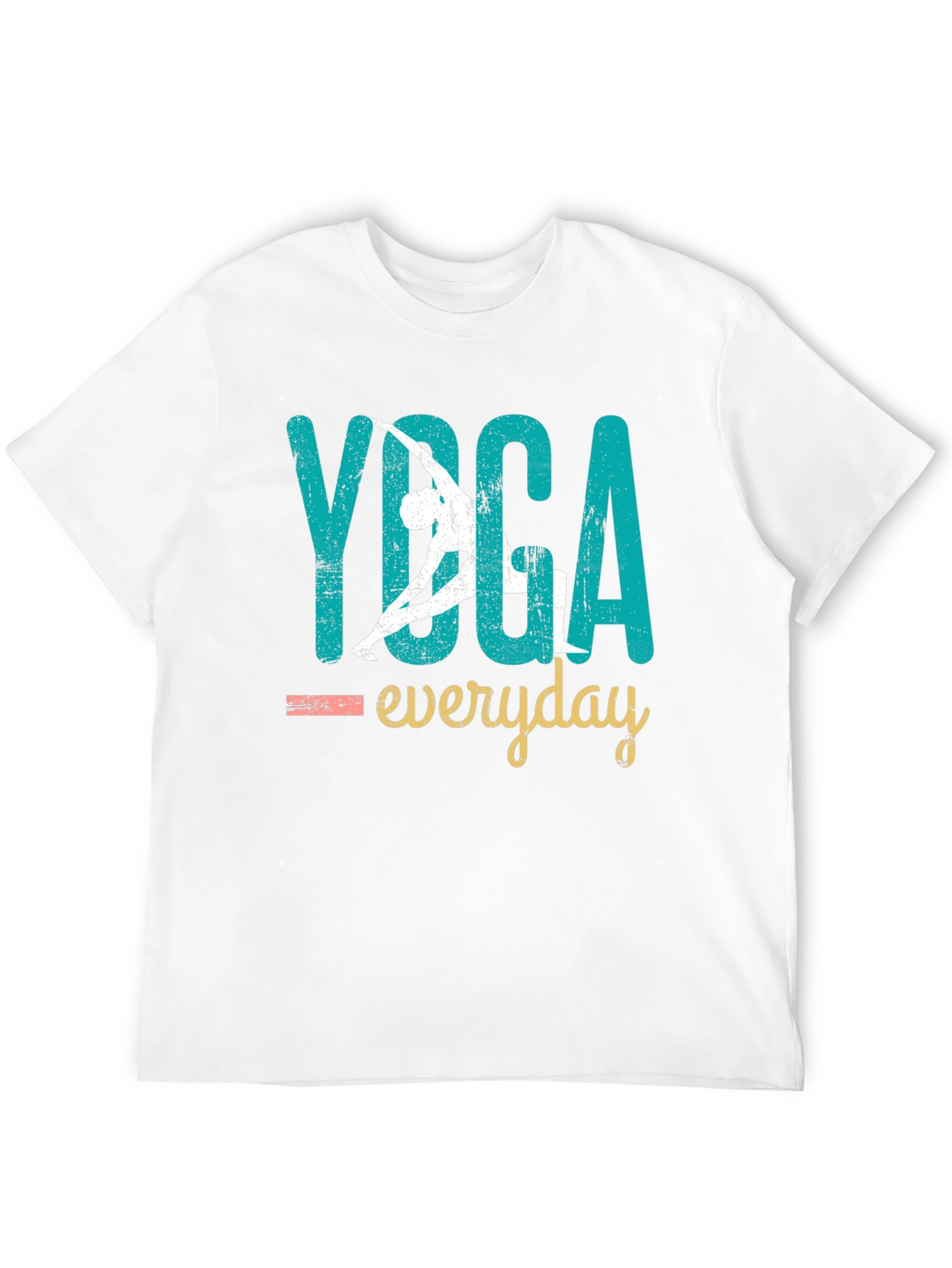 Black Yoga Everyday Graphic Tee - Black view 12