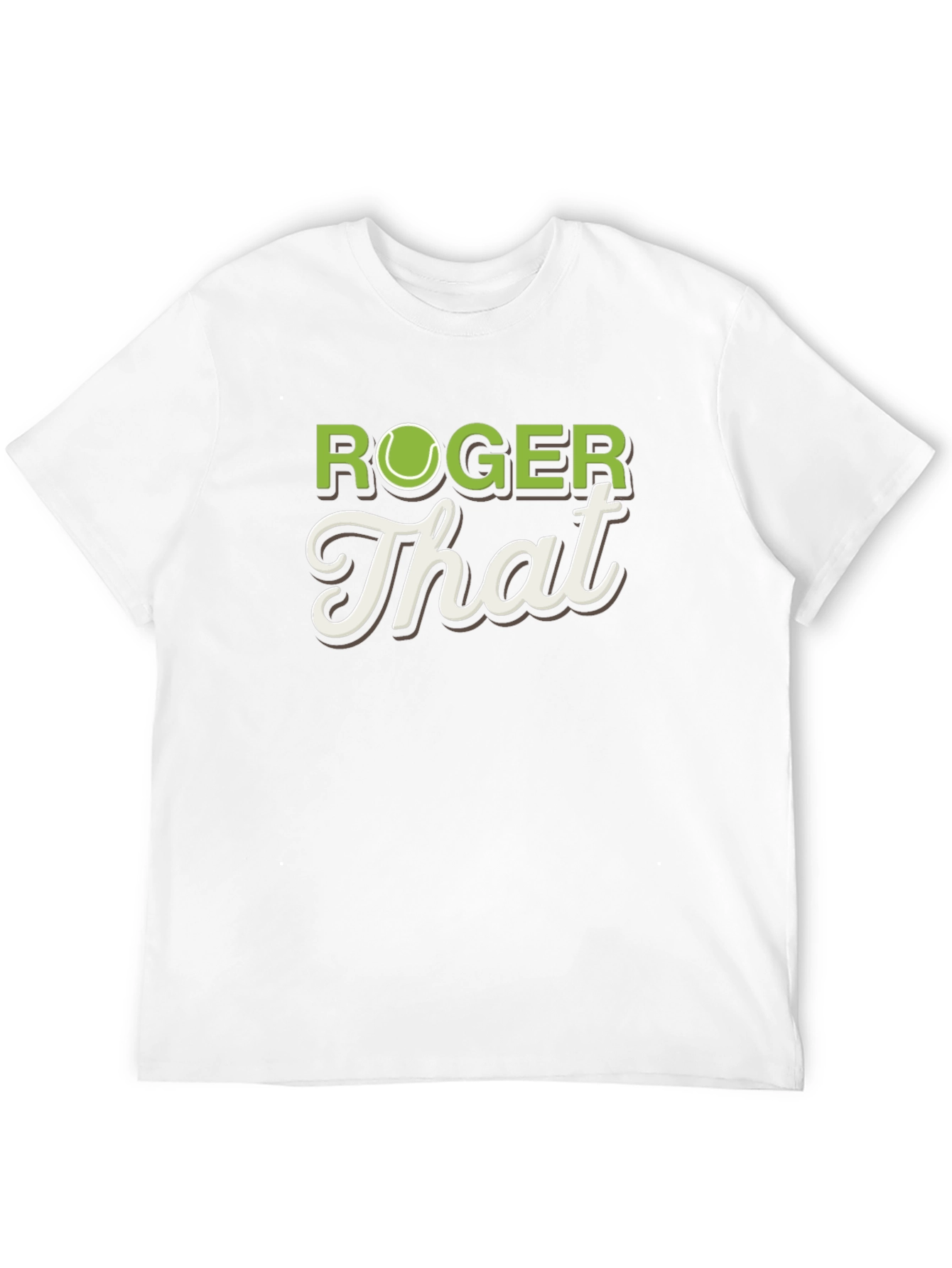 Black Roger That Tennis T-Shirt - Funny Player Tee view 12