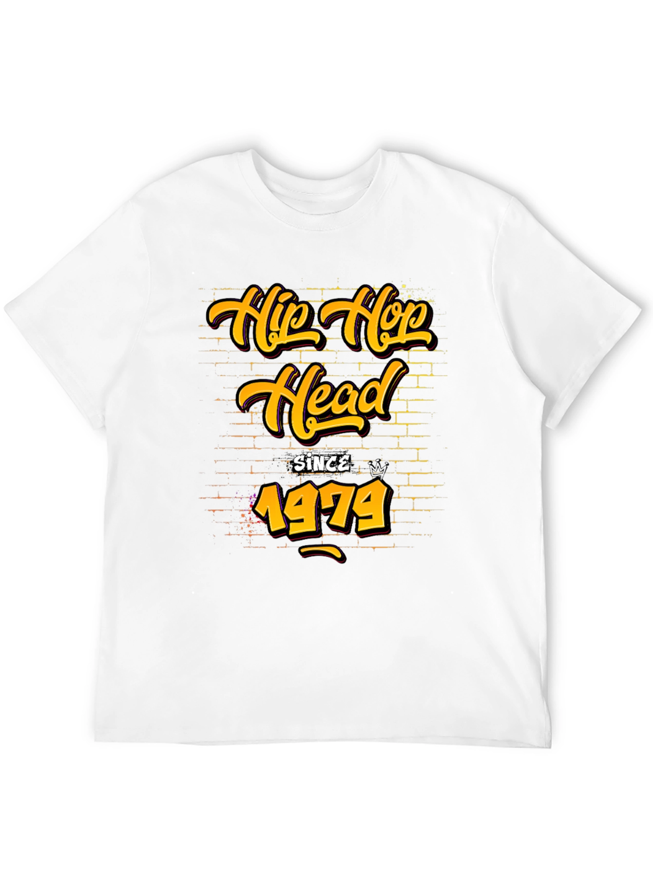 Black Hip Hop Head Since 1979 T-Shirt view 12