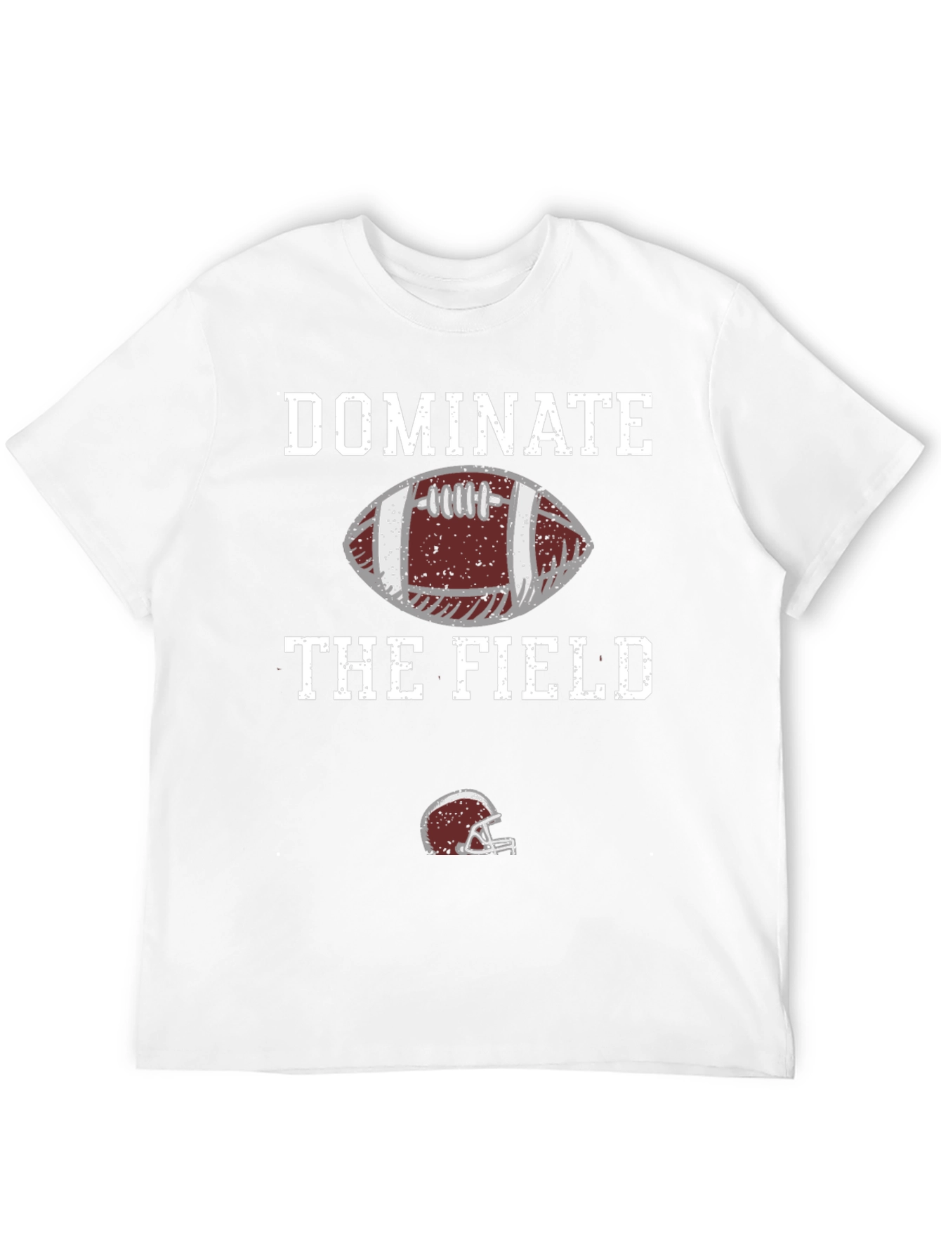 Black Dominate the Field Football T-Shirt view 12