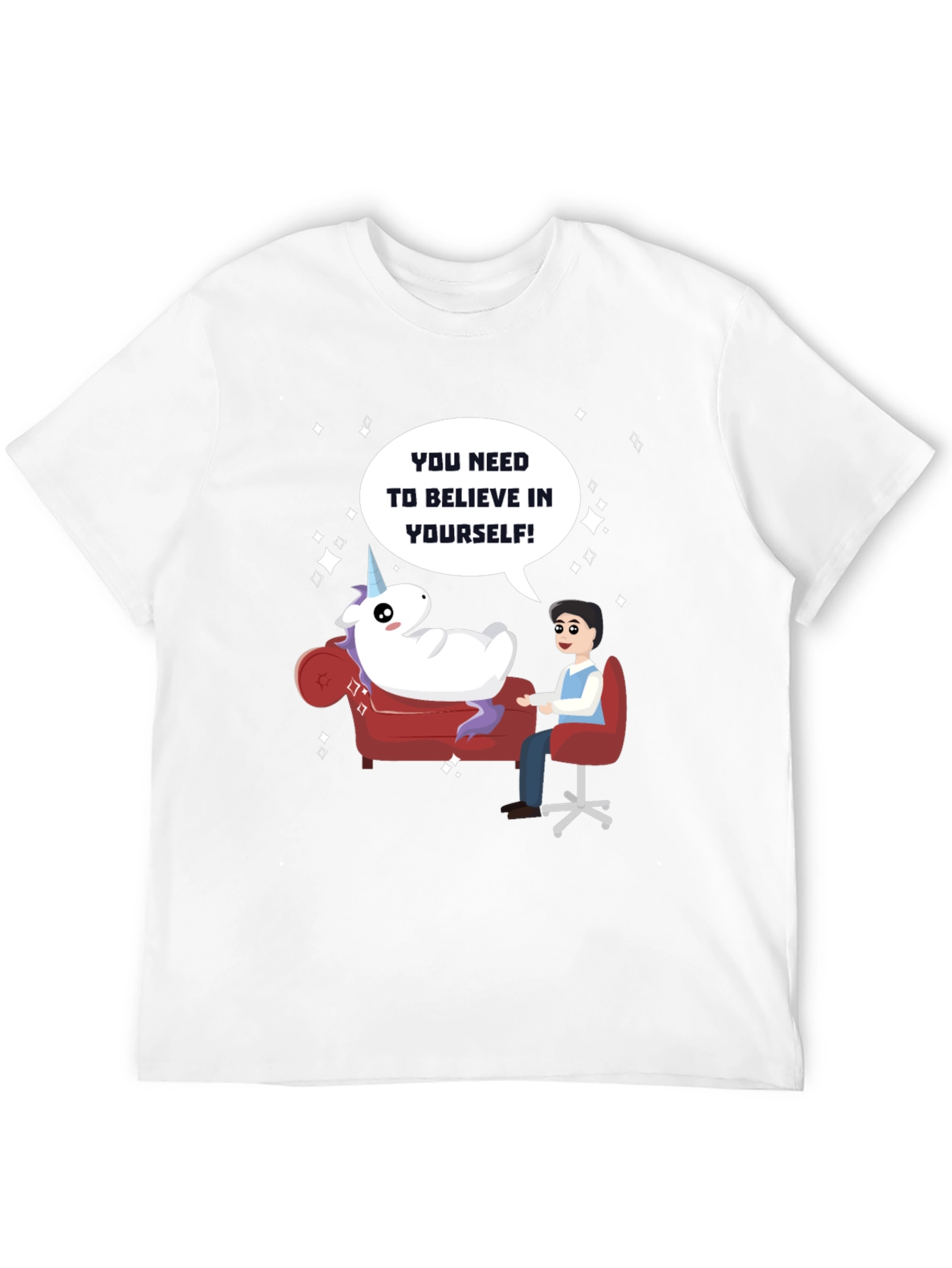 Black Believe in Yourself T-Shirt view 12