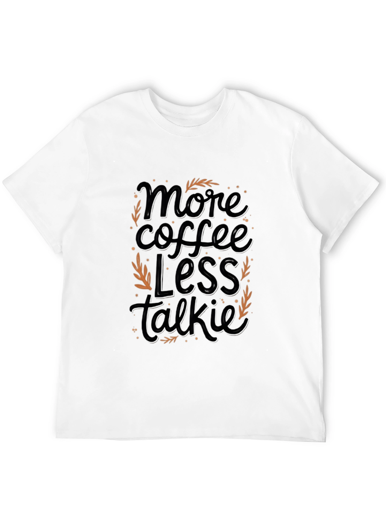 Black More Coffee Less Talkie Graphic Tee view 12