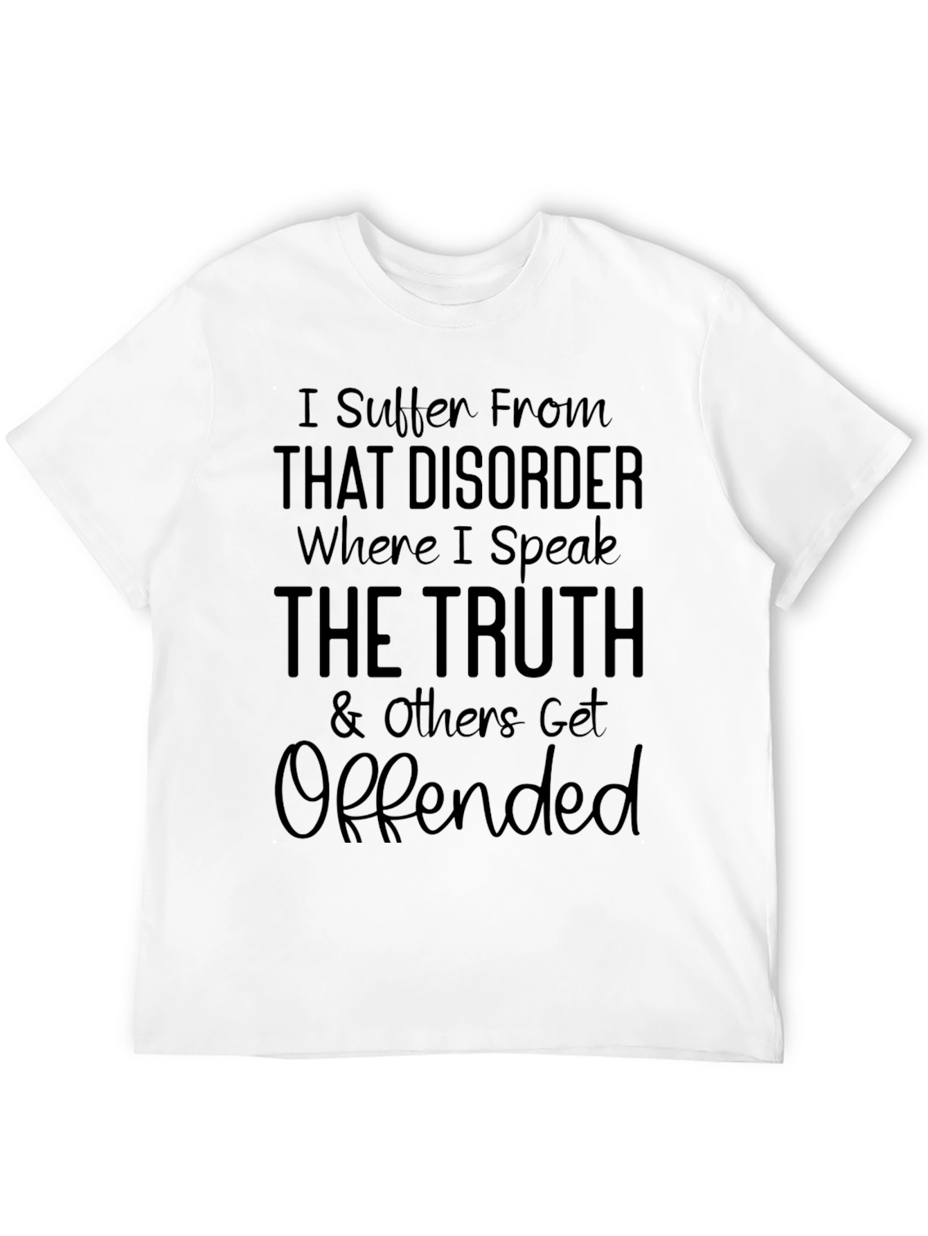 Black Truth Speaker T-Shirt - Humor & Honesty view 12