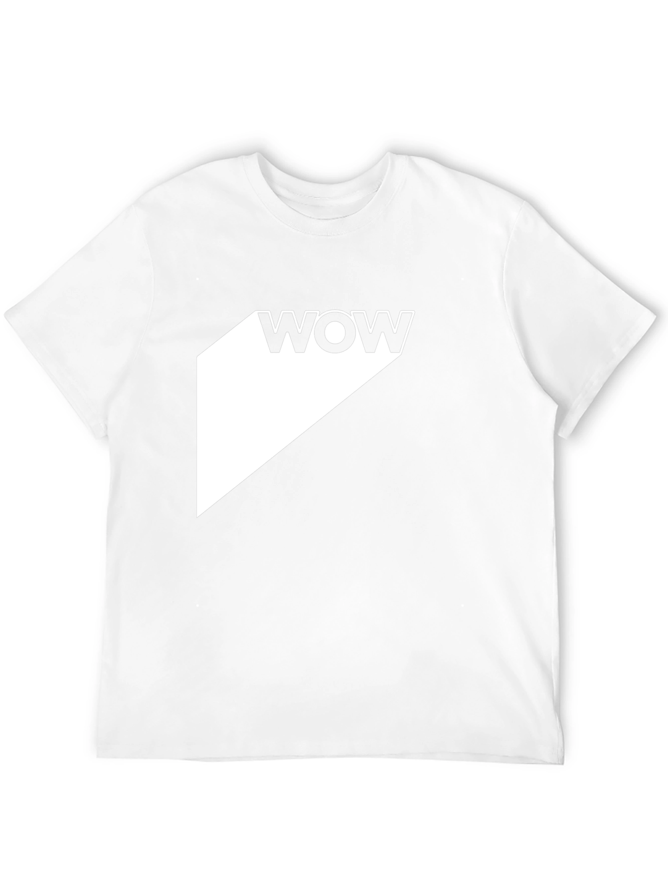 Black WOW Graphic Tee - Modern Black T-Shirt view 12