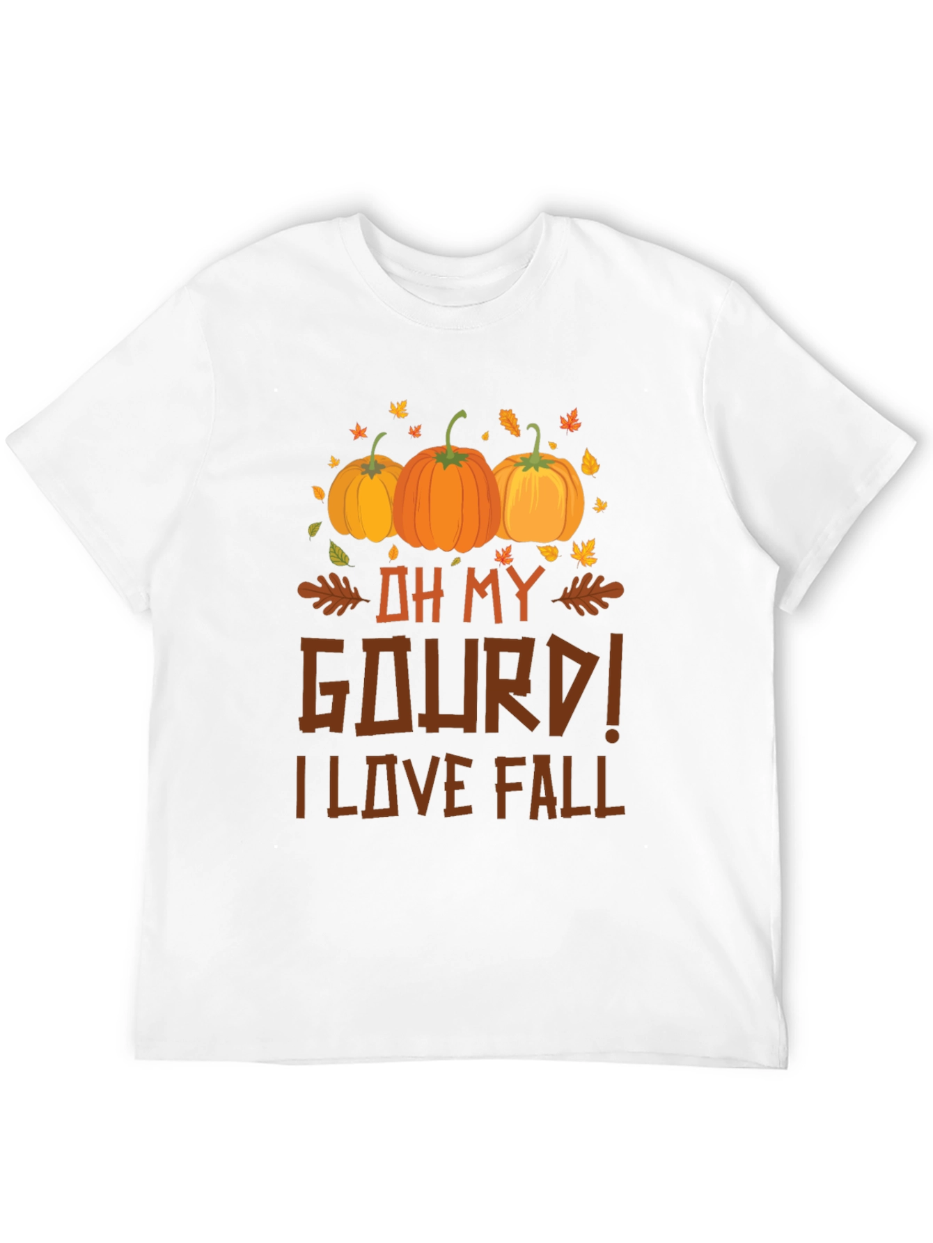 Oh My Gourd! I Love Fall T-Shirt - 12