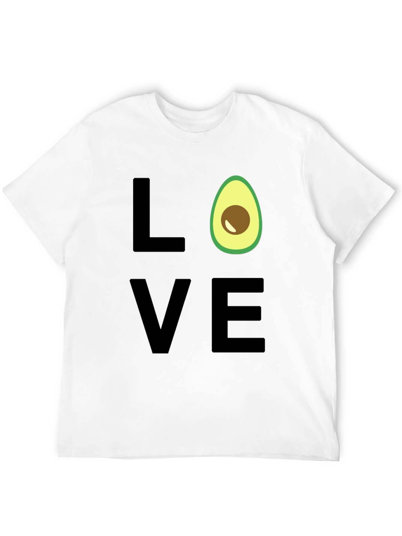 Black Avocado Love Graphic Tee - Trendy Casual Shirt view 12
