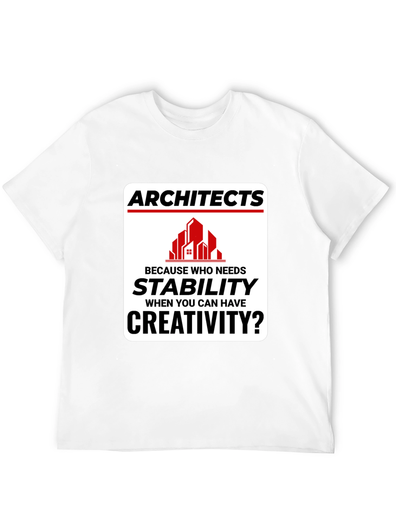 Black Architects Creativity T-Shirt - Stability vs. Creativity view 12