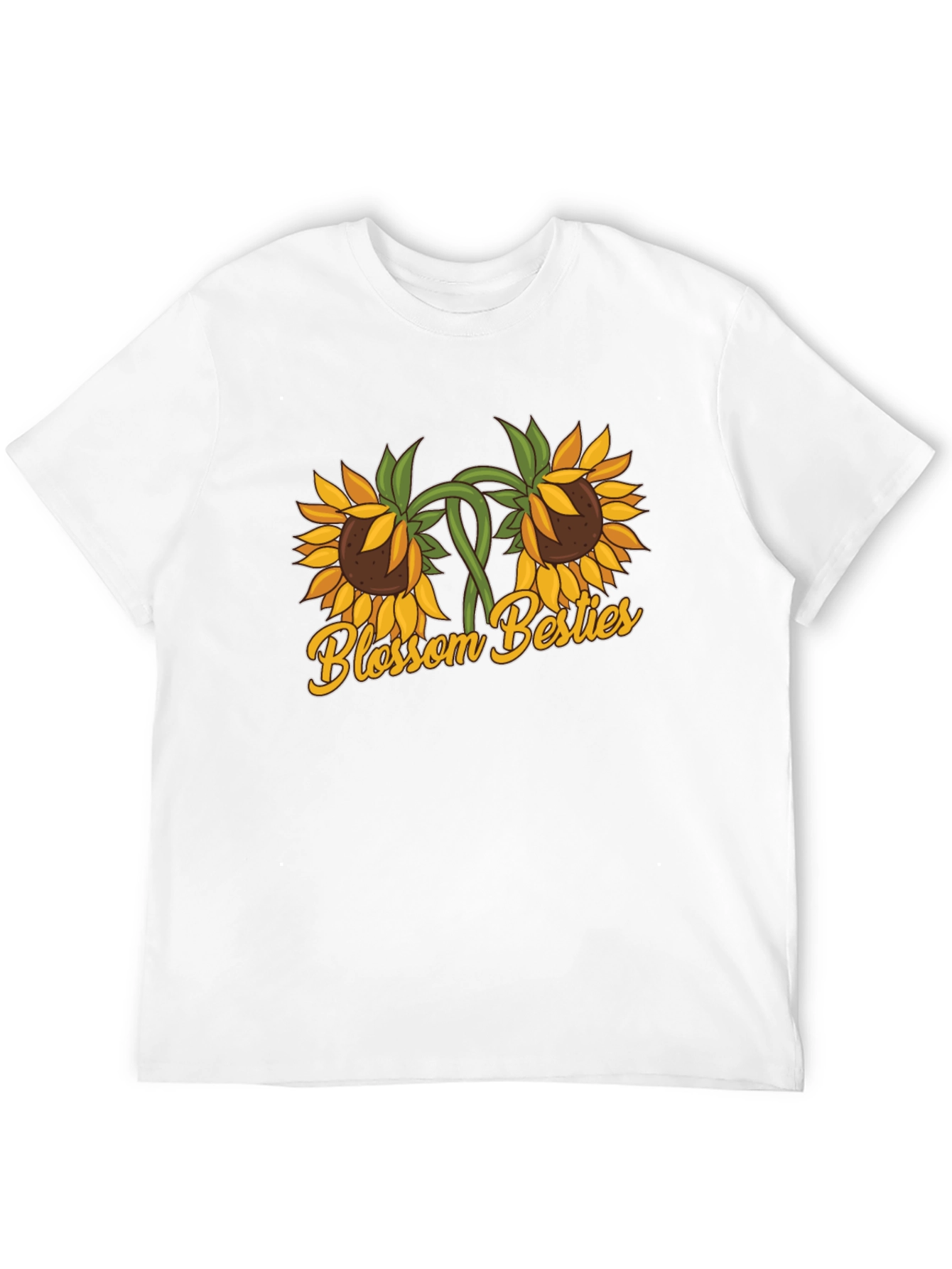 Black Blossom Besties Sunflower Graphic T-Shirt view 12