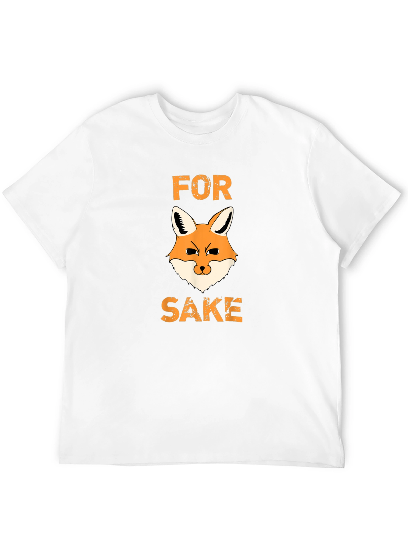 Black For Fox Sake T-Shirt - Funny Graphic Tee view 12