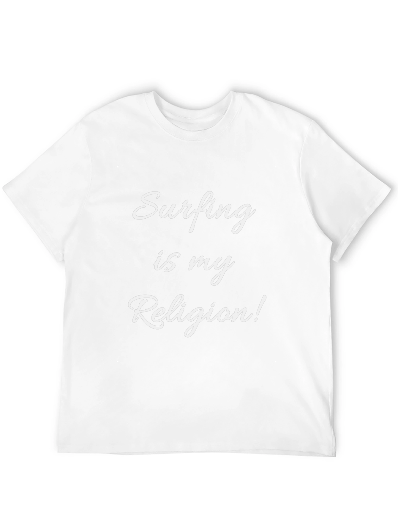 Black Surfing is my Religion T-Shirt, Black Tee view 12
