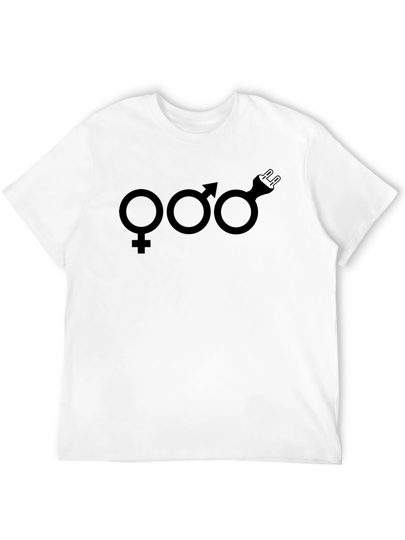 Black Gender & Energy T-Shirt - Dark Humor Tee view 12
