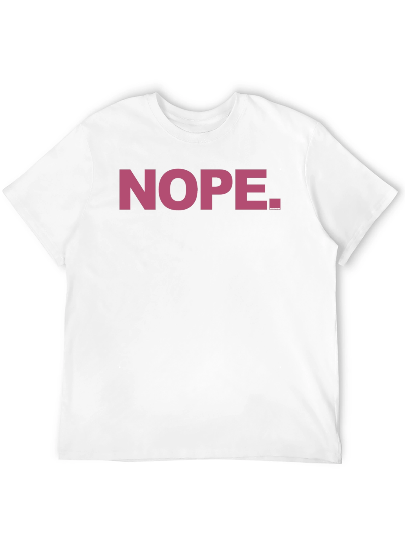 Black Nope T-Shirt Funny Sarcastic Statement Tee view 12