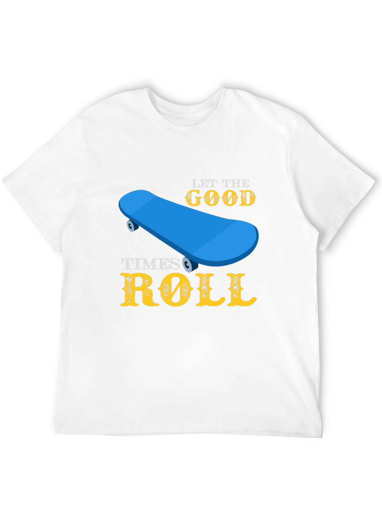 Black Skateboard T-Shirt - Let the Good Times Roll view 12