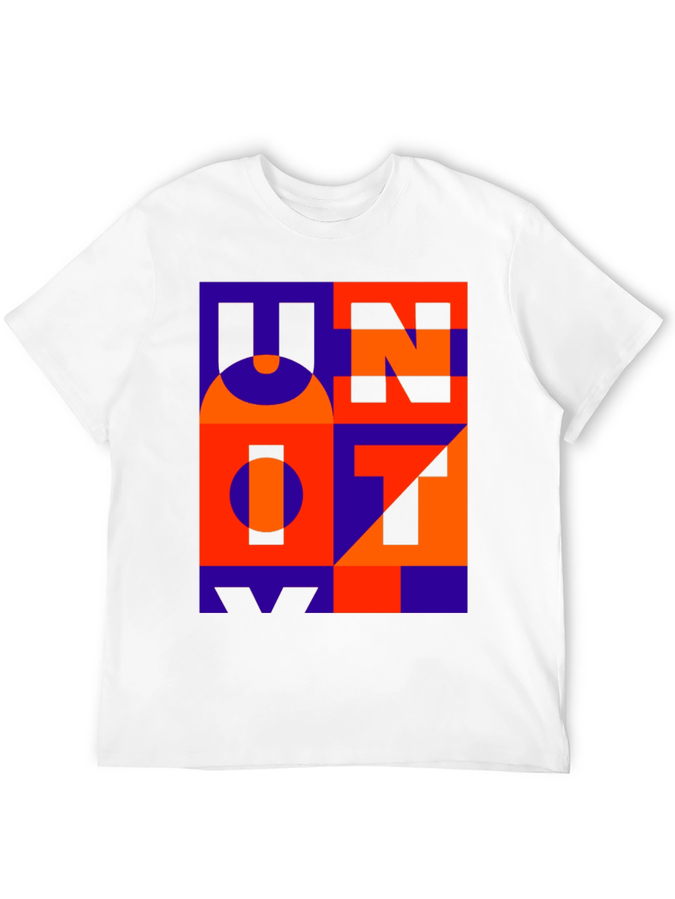 Black Abstract Geometric T-Shirt view 12