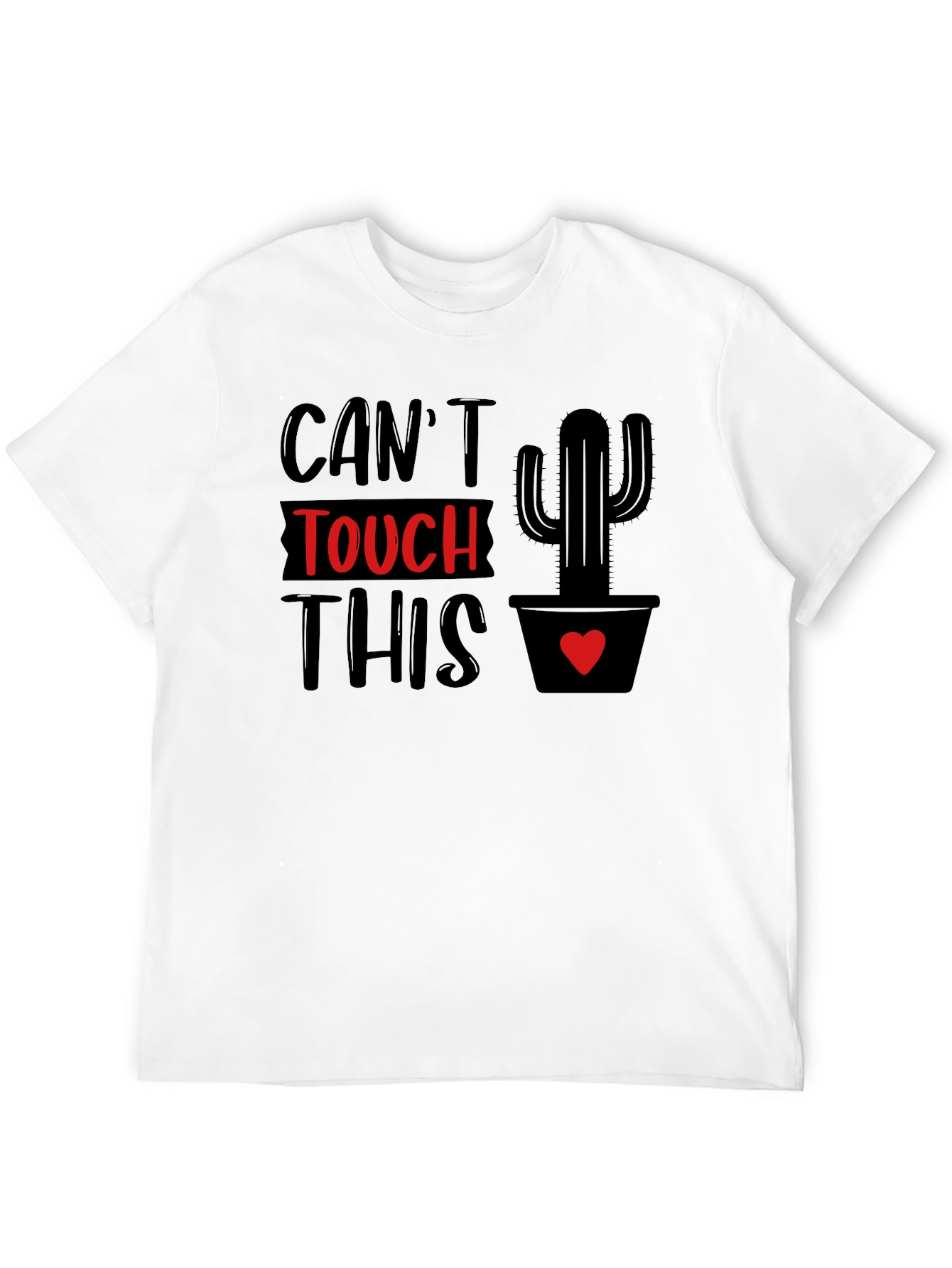Black Can't Touch This Cactus Graphic Tee view 12