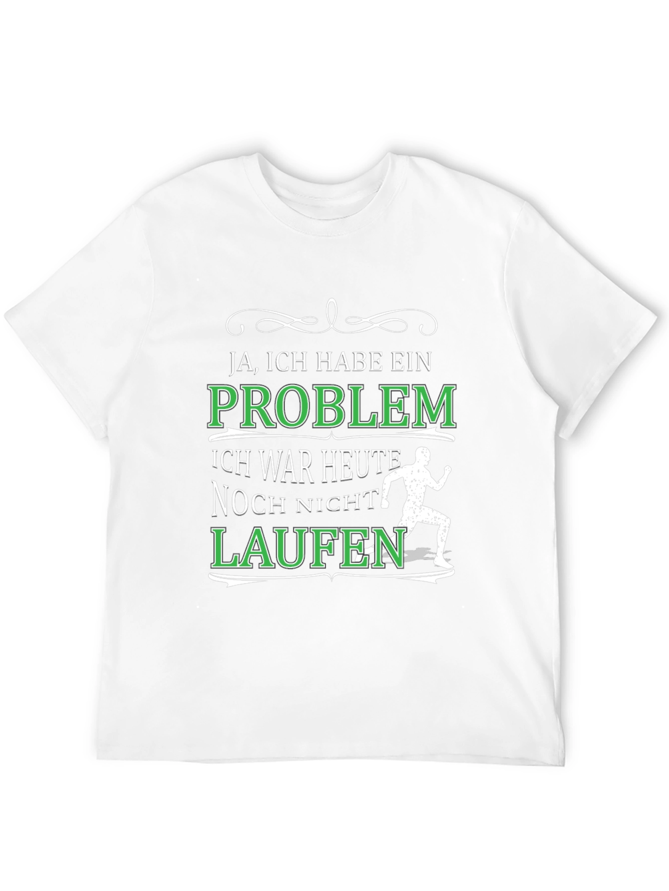 Black Funny Running T-Shirt - Ja, Ich Habe Ein Problem view 12