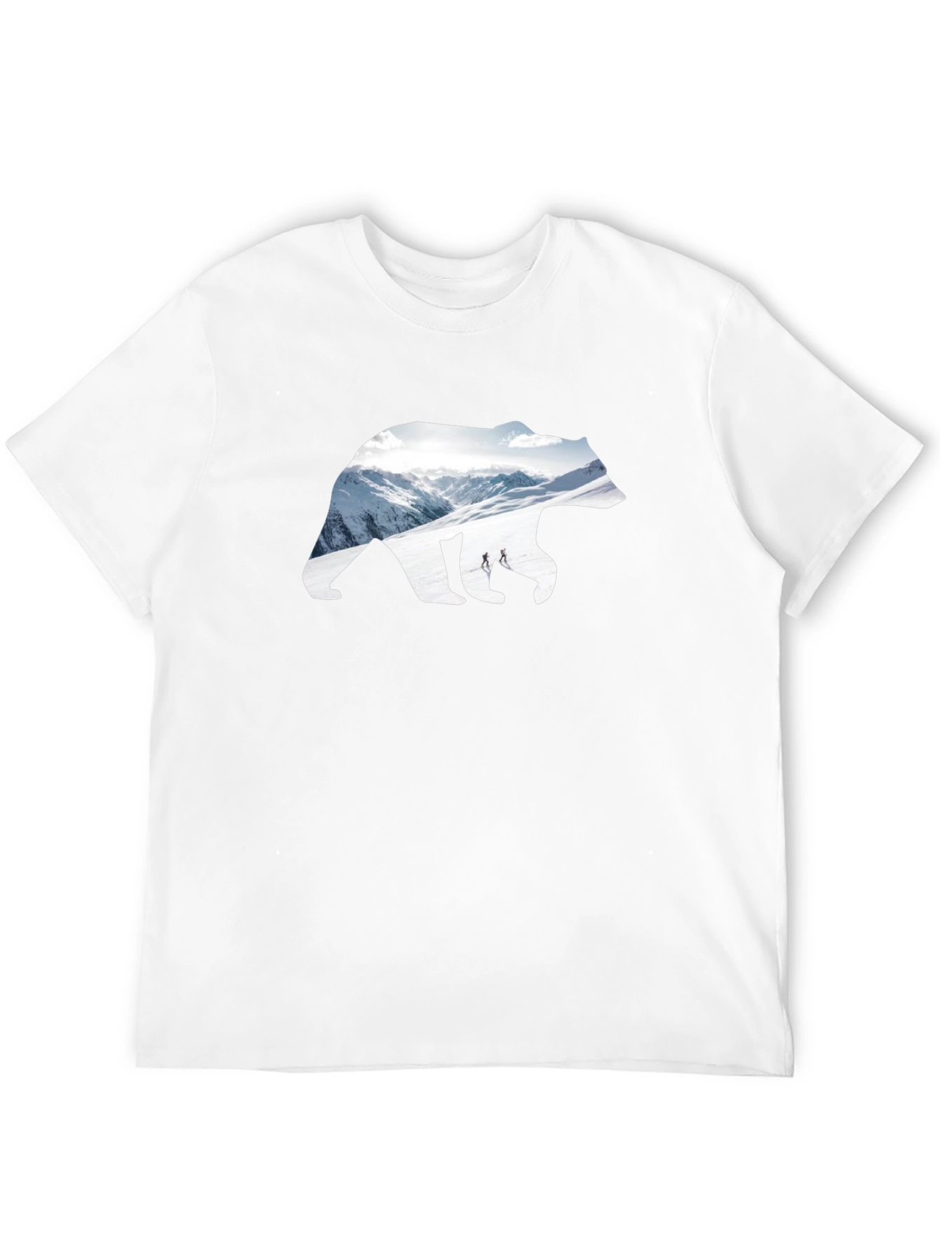 Black Bear Mountain Graphic Tee - Black Cotton Blend view 12