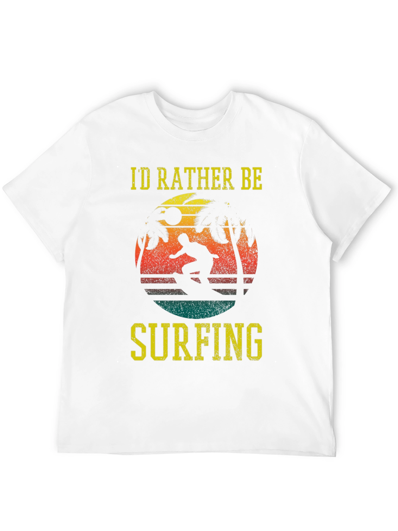 Black Surfing Graphic T-Shirt - Retro Style view 12