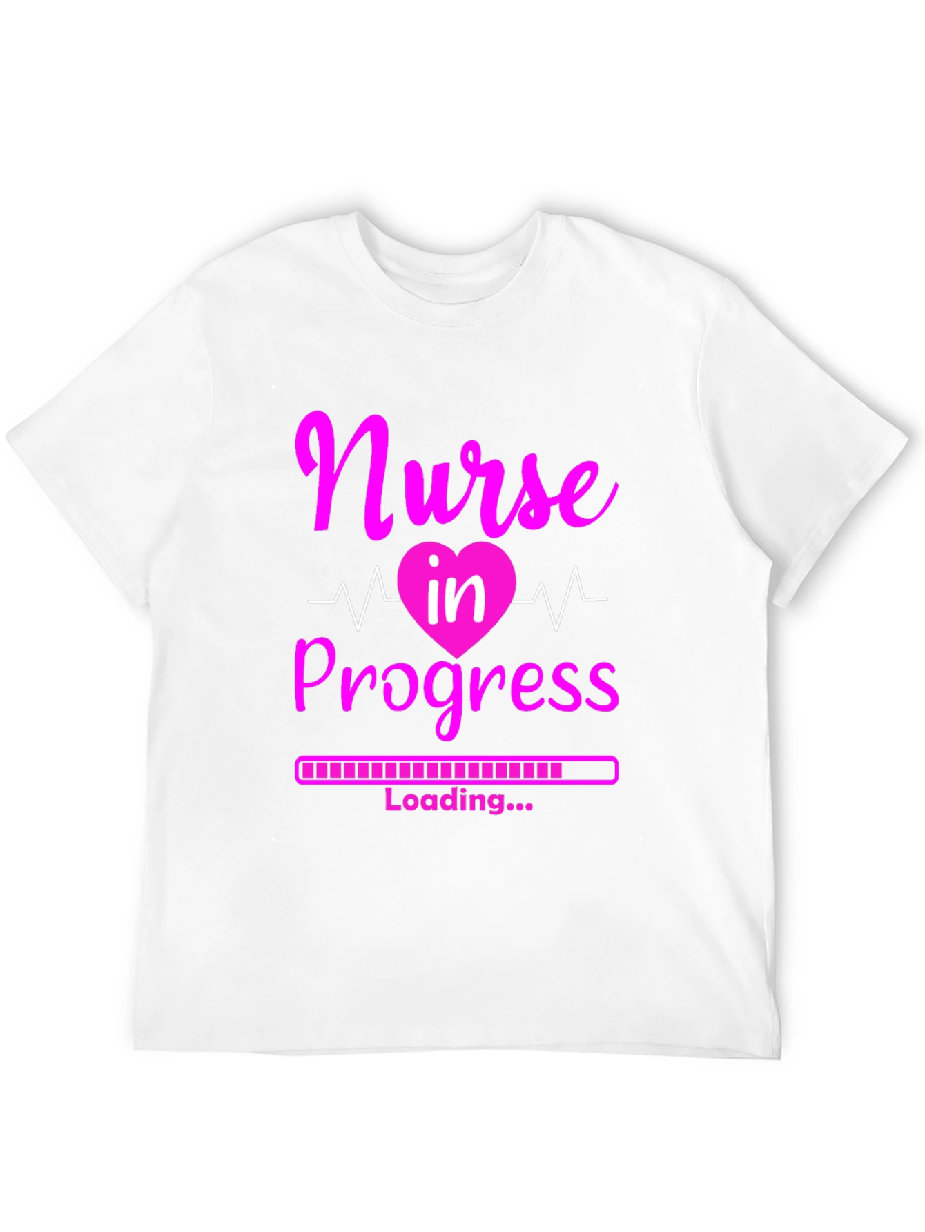 Black Nurse in Progress T-Shirt - Future Healthcare Hero view 12