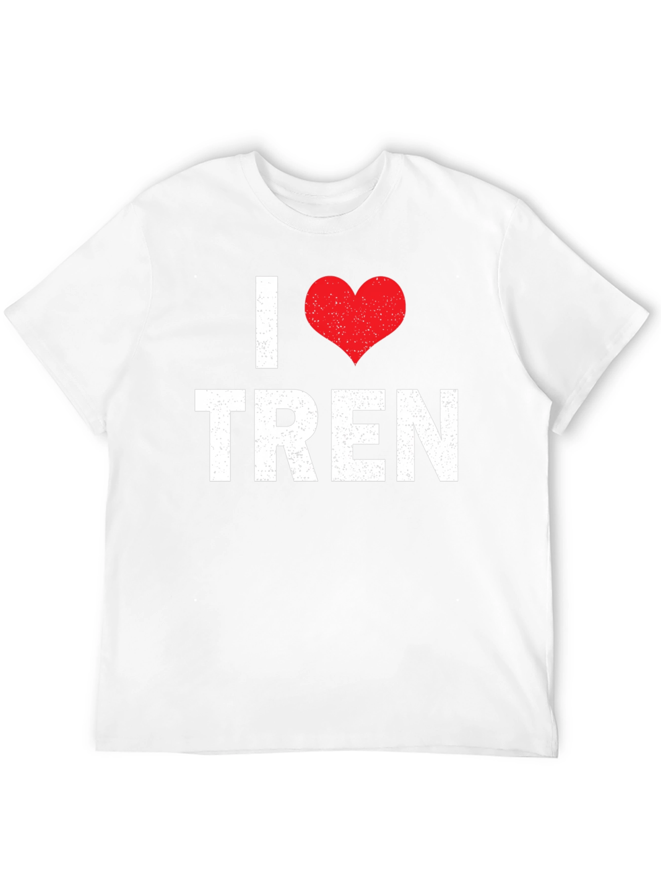Black I Love Tren Graphic T-Shirt view 12