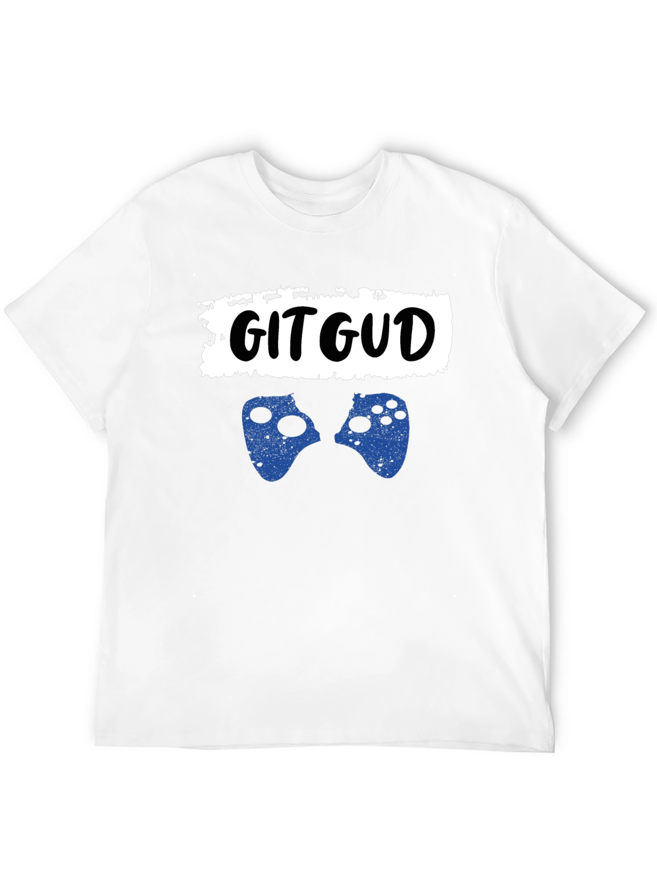 Black Git Gud Gamer T-Shirt - Black Cotton Graphic Tee view 12
