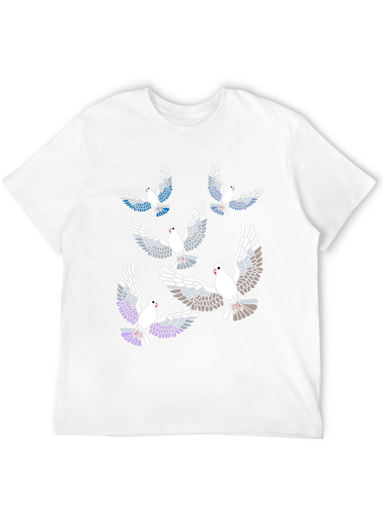 Black Dove Print T-Shirt view 12