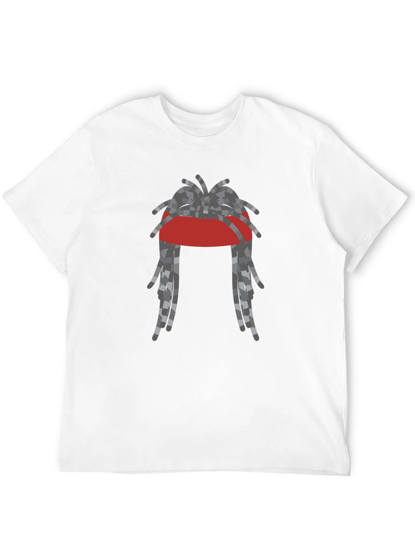 Black Rasta Dreadlocks Graphic T-Shirt - Cool Streetwear Style view 12