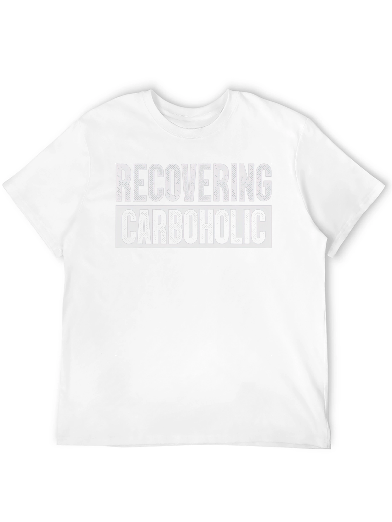 Black Recovering Carboholic Graphic Tee - Unisex view 12