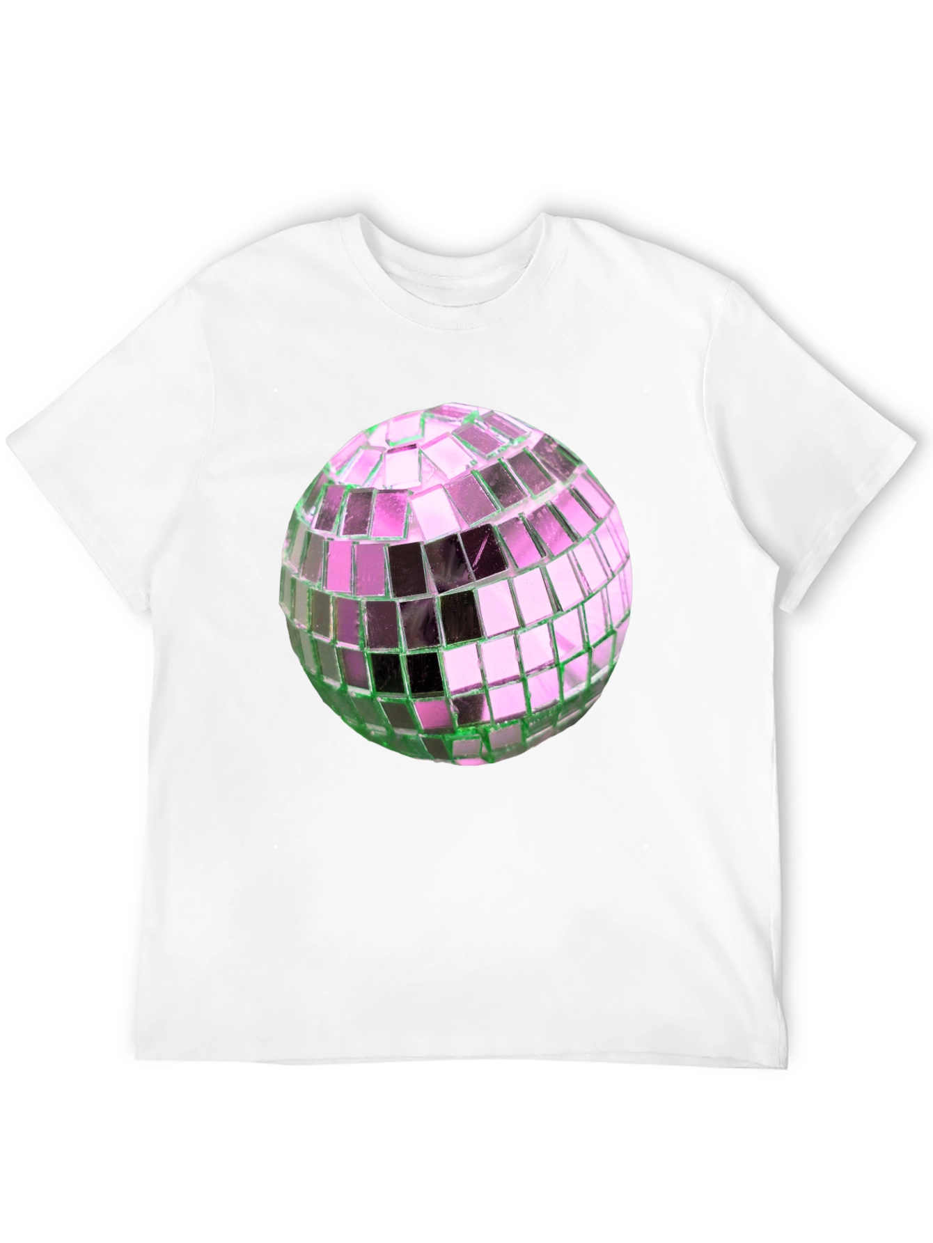 Black Disco Ball Graphic Tee - Party Ready Style view 12