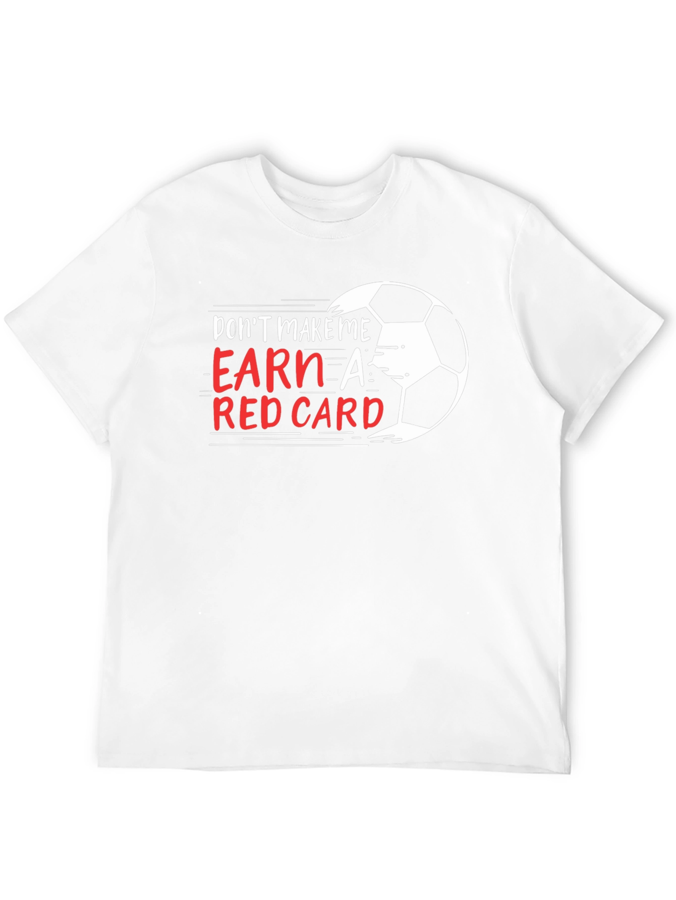 Black Don't Make Me Earn a Red Card T-Shirt view 12