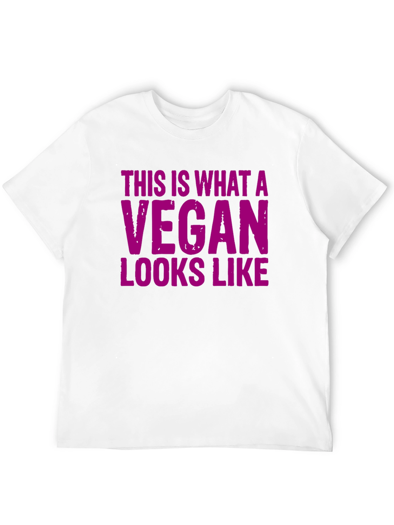 Black Vegan Statement T-Shirt - This is What a Vegan Looks Like view 12