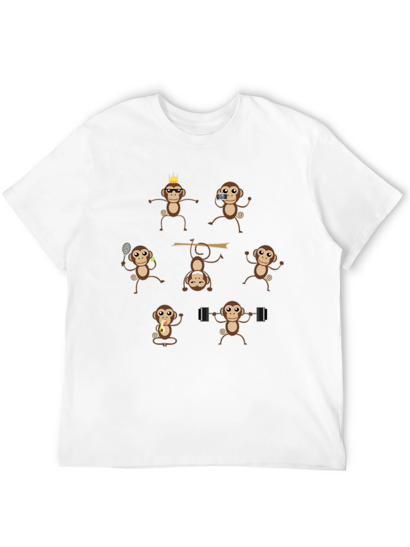 Black Monkey Business Black T-Shirt view 12