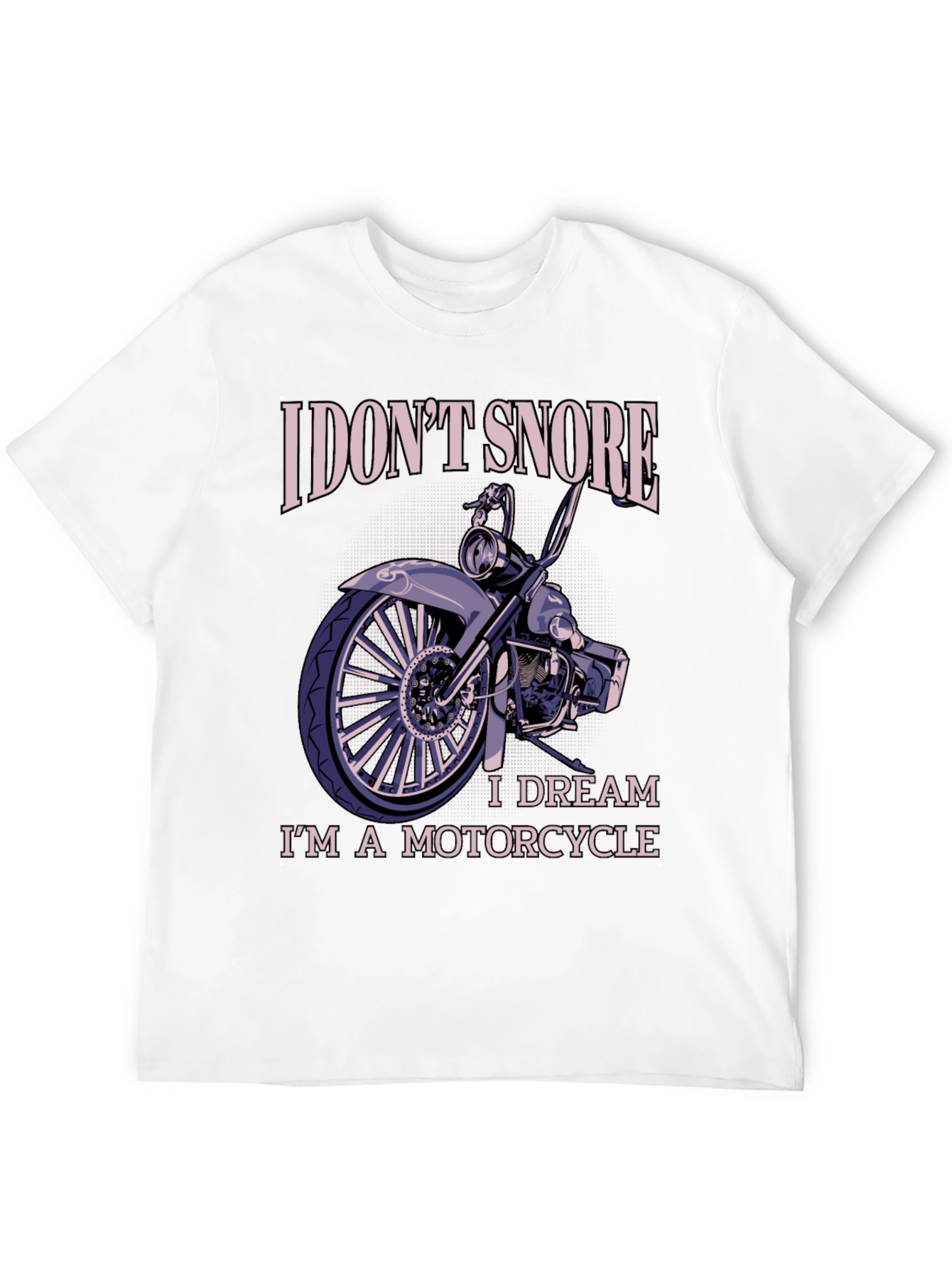 Black I Dream I'm a Motorcycle Black Graphic Tee view 12